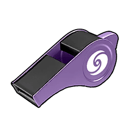 Dark Support Whistle +1