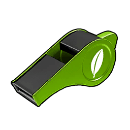 Grass Support Whistle +2